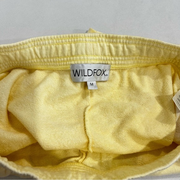 Wildfox Lemon Meringue Tie-Dye Broken Dreams Shorts Size Medium Side Pockets - Picture 2 of 6